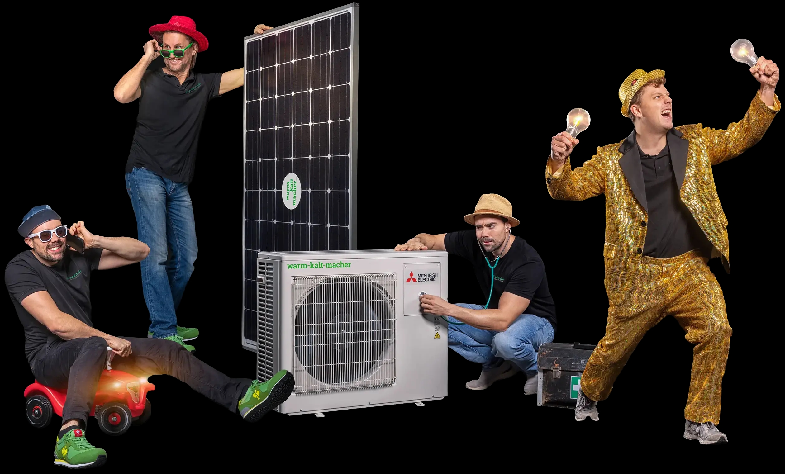 Das wkm Team zeigt die Bandbreite moderner Energietechnik